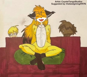 Fem Mike in a Duck Onesie  