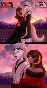 [C] Date at sunset
