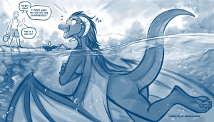 Skinny Dipping Dragon