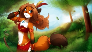 Tribal Laura Colored