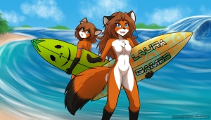 Twin surfers
