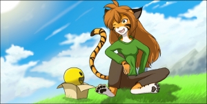 Twokinds Flora meets Verity!