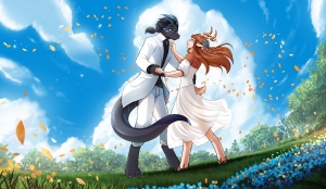 Wedding art for iliar and Narikusha!