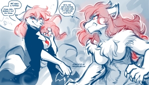 Vampire Rose VS Werewolf Rose