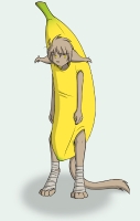 Keith Dressed Like a Banana